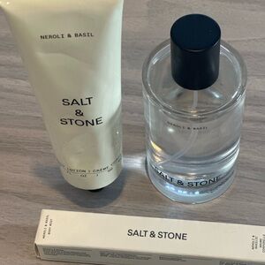 Salt & Stone Neroli & Basil Body Lotion and Mist Set
